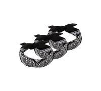 Urban Classics Tb4068-bandana 3-Pack Fascinator, Black, One Size