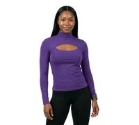 Urban Classics Women's Ladies Cut-Out Turtleneck Longsleeve T-Shirt (Pack of 1)