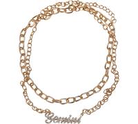 Necklace Urban Classics Diamond Zodiac Gemini Doré TU