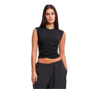 Women's cropped tank top Urban Classics Wrapped Noir S