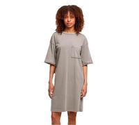 Urban Classics Tb7493 Short Sleeve Short Dress Grey XS Woman
