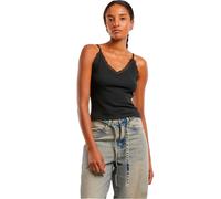 Women's lace V-neck tank top Urban Classics (x2) Noir M