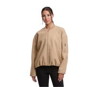 Women's faux wool bomber Urban Classics Beige 3XL