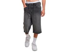 Urban Classics - Skater Shorts With Drawcord Black Washed - Shorts - black - W28 - 100% Cotton W28