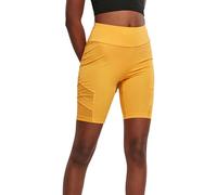Women's high waist thighs Urban Classics Tech Mesh Jaune XL