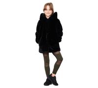 Urban Classics Teddy Jacket Black 110-116 cm Girls