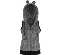Urban Classics Teddy Melange Jacket Black XS Woman