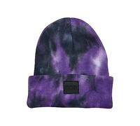 Urban Classics Tie Dye Beanie Kids hat, Ultraviolet/Dark Grey, S/M