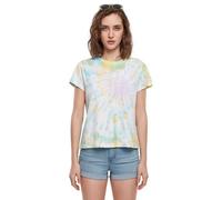Urban Classics Women's Tie-Dye Boyfriend T-Shirt Pastel S UK
