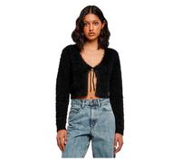 Urban Classics Tied Cropped Feather Cardigan