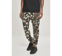 Urban Classics Trousers Geometric Camo Stretch Twill Cargo Pants Wood Camouflage