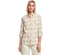 Women's plaid flannel shirt Urban Classics Turnup White 5XL