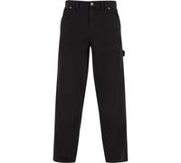 Urban Classics Twill Double Knee Trousers Jeans black W34L32