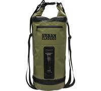 Urban Classics Unisex Backpack Multifunctional Bag Water Resistant Large Zip Pocket 2 Mesh Pockets on The Front with 2 Canvas Straps and Handle in 3 Colours 3 litres, Olive, Large