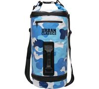Urban Classics Unisex Backpack Multifunctional Bag Water Resistant Large Zip Pocket 2 Mesh Pockets on The Front with 2 Canvas Straps and Handle in 3 Colours 3 litres, Bluewhitecamo, Large