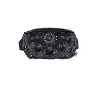 Urban Classics Unisex's Bandana Print Hip Bag, Black, one Size