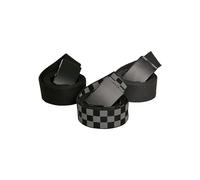 Urban Classics Unisex Belts Trio Belt Not Applicable, gry blk/blk+blk/blk+cha/blk, S/M