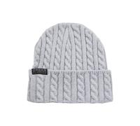 Urban Classics Cable Knit Beanie Hat, Heathergrey, One Size