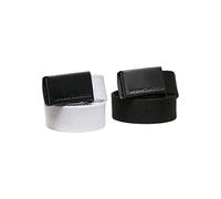 Urban Classics Canvas Belt Kids 2-Pack, Black+White, One Size