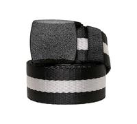 Urban Classics Unisex Centre Stripe Belt, Black, L-XL UK