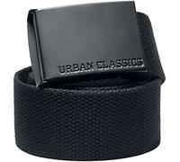 Urban Classics Unisex Coloured Buckle Canvas Belt Belt (pack of 1)