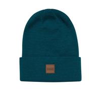 Urban Classics Leatherpatch Long Beanie Knitted hat, Jasper, One Size