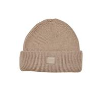 Urban Classics Knitted Wool Beanie One Size Beige