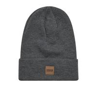 Urban Classics Unisex Synthetic Leatherpatch Long Beanie Beanie Hat