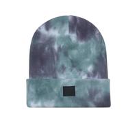Urban Classics Tie Dye Beanie Hat, Grey/Teal, One Size