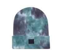 Urban Classics Tie Dye Beanie Hat, Grey/Teal, One Size