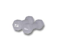 Urban Classics Urban Fitness Hex Dumbbells Neoprene Covered (Pair) 2 X 10Kg Silver