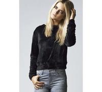 Women's T-shirt Urban Classic velvet crew Black S