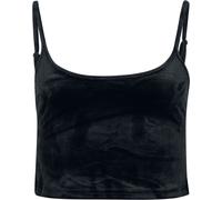 Urban Classics Velvet Crop Top Top black 4XL