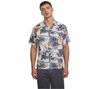 Shirt Urban Classics Viscose AOP Resort Bleu S