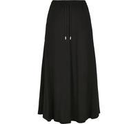 Urban Classics Viscose Midi Skirt Black 4XL Woman