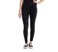 Urban Classics - Washed Faux Leather Black - Pants X-Small