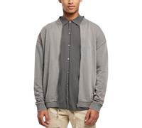 Urban Classics - Washed Sweat Bomber Jacket charcoal