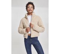 Urban Classics Women Jacket Ladies Boxy Sherpa Puffer Jacket Black