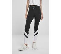 Urban Classics Women Leggings Ladies Arrow High Waist Leggings Black/White