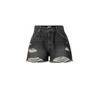 Urban Classics Tb8193 Denim Shorts Black 30 Woman