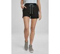 Urban Classics Women Shorts Ladies Beach Terry Shorts Black