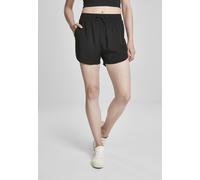 Urban Classics Women Shorts Ladies Viscose Resort Shorts Black