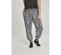 Urban Classics Women Trousers Ladies Sarong Pants Bandana Black/White
