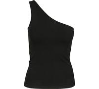 Urban Classics Women's Ladies Asymmetric Top Sports Tank, Black (Black 00007), XL