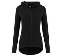 Women's hooded sweatshirt Urban Classic athletic interlo zip Noir XL