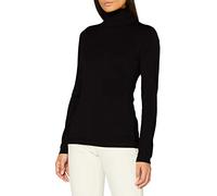Urban Classics Women's Ladies Basic Turtleneck Sweater Sweatshirts, Black, XS