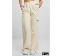 Cotton Blend Straight-Leg Terry Cargo-Style Sweatpants Urban Classics Off White L