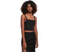 Urban Classics Women's Cropped Knit Top, Black, L