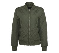 Urban Classics Diamond Quilt Nylon Jacket Green L Woman