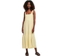 Urban Classics Women's Ladies 7/8 Length Valance Summer Dress, Soft Yellow, S